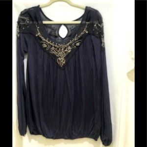 Women’s “Free People” Long Sleeve Blouse M